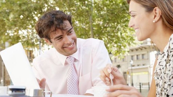 Why do men act overly flirty with some women but nervous around other women?
