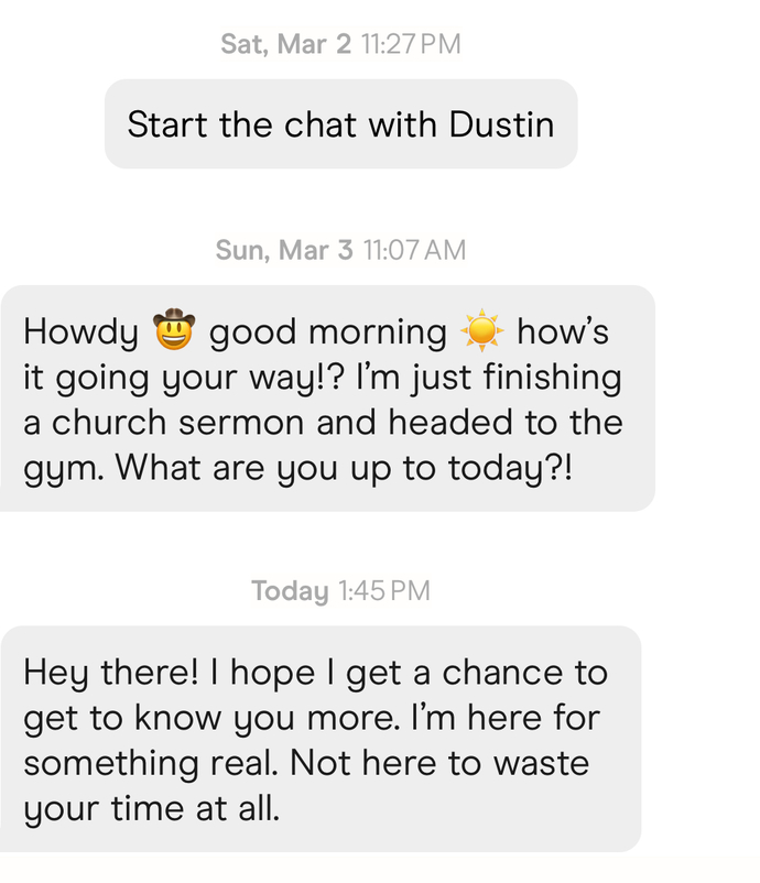 Anyone else find this follow up message on Hinge to be a dealbreaker? I don’t reply in 24 hrs & you need to reassure me that you’re “serious”?