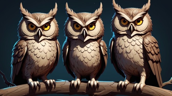 What would you do if someone told you that ‘the owls are not what they seem’?