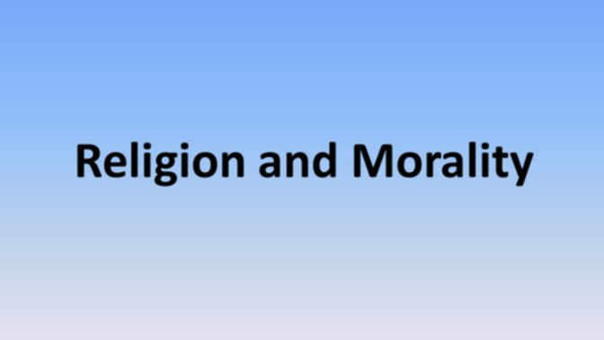 Do you believe that religion or a belief in God is necessary to be a moral and decent person?