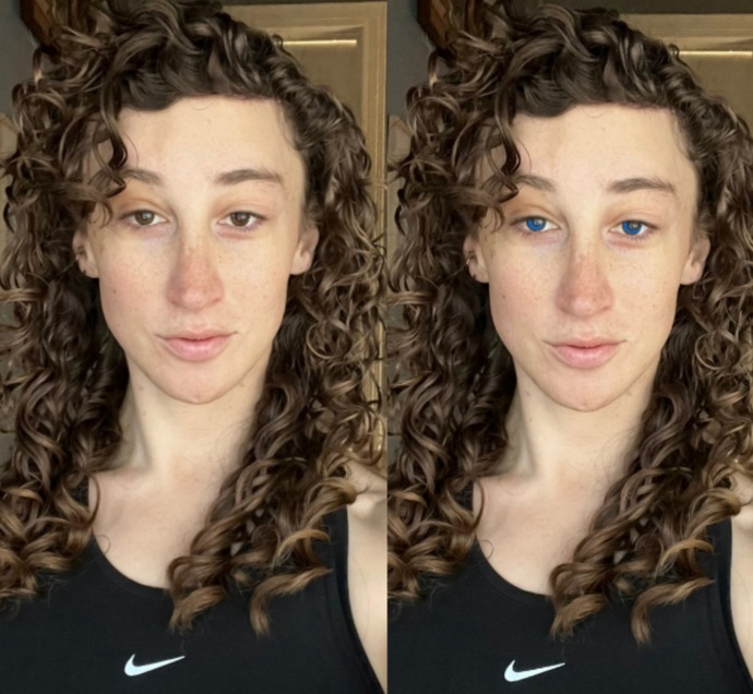 Do blue eyes make people seem more attractive to you?