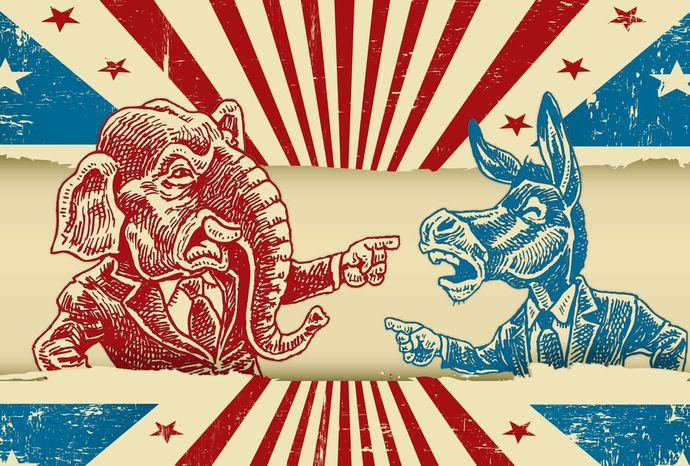 What would happen if the USA abolished political parties?