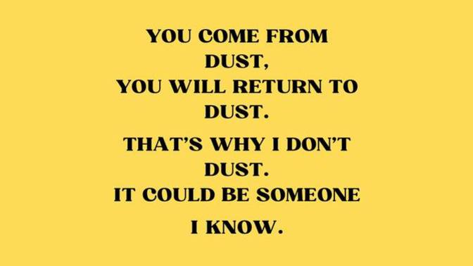 How often do you dust?