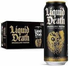 Have you drank liquid death sparkling water?