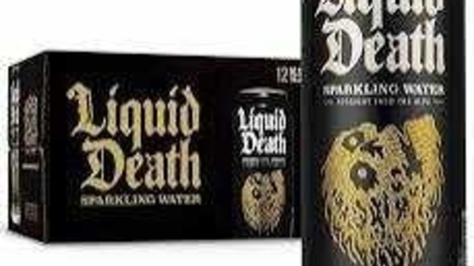 Have you drank liquid death sparkling water?