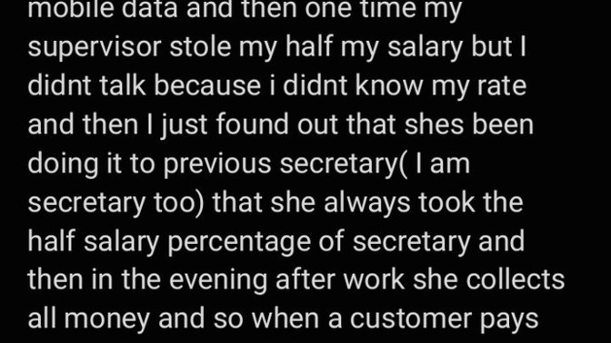 Why does my boss fired me if he is doing the same as well as his treasurer?