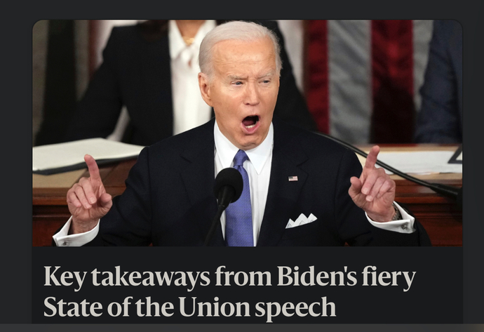 Did Biden bring it?