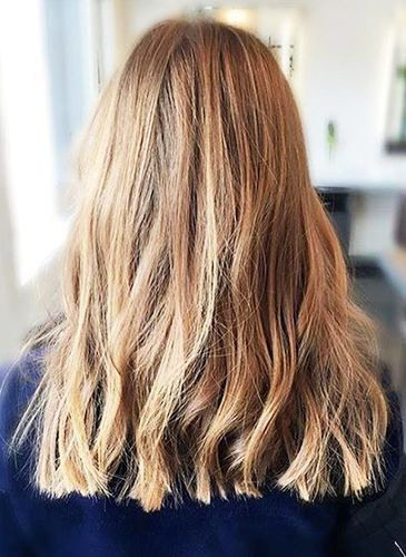 My hair is similar to this
