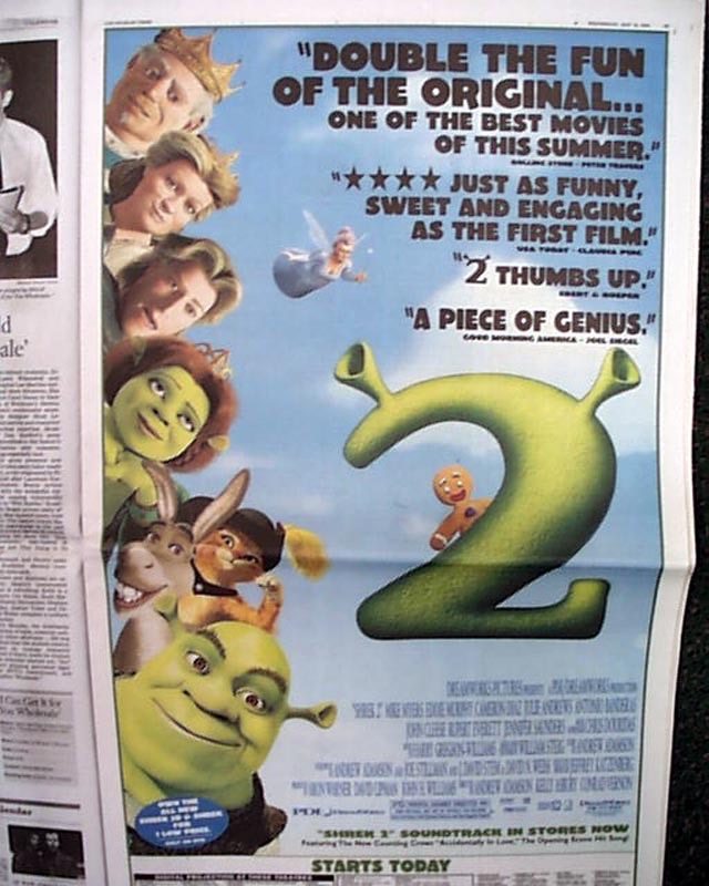 Shrek 2 will be re-released in theaters this year?