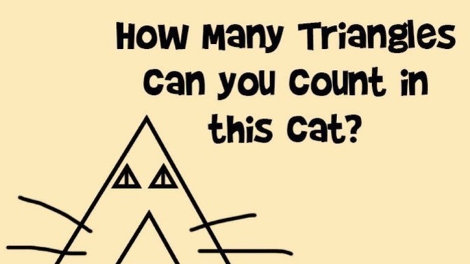 How many tri🔺ngles?