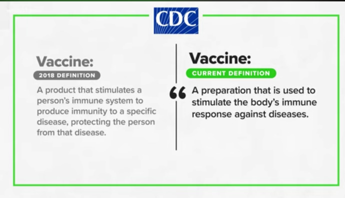 Yes, the CDC DID change the definition of vaccines! Thoughts?