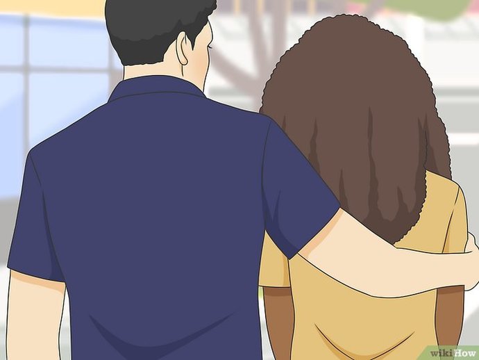 Guys, how do you normally walk with your close female friend?