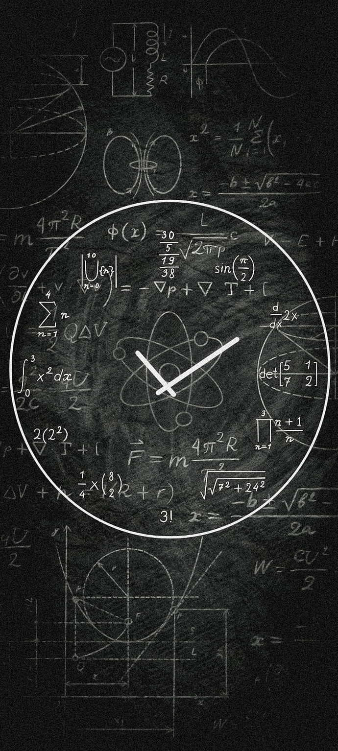 the clock...