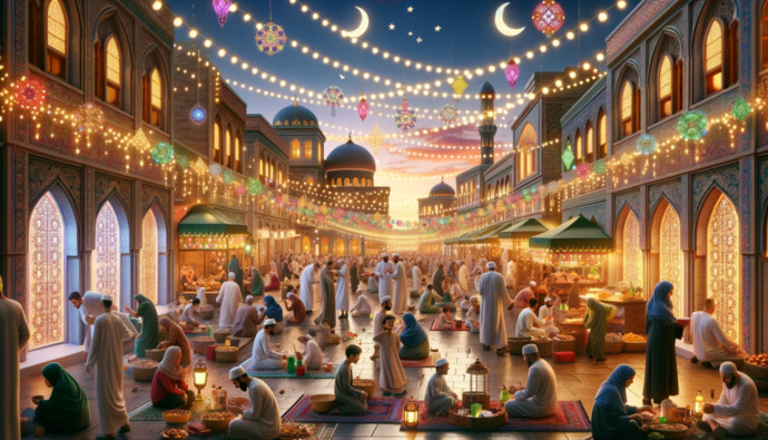 Happy Ramadan! Do yo have any Muslim friends who are fasting , or are you fasting?