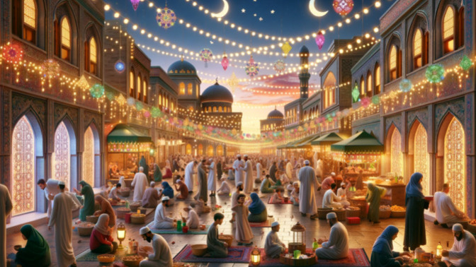 Happy Ramadan! Do yo have any Muslim friends who are fasting , or are you fasting?