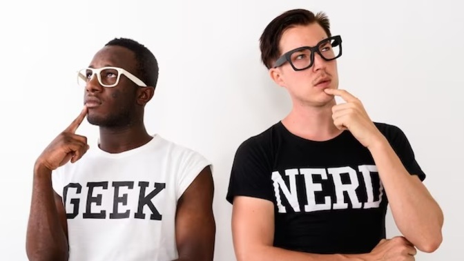 How do you differentiate between a nerd, geek, dork, etc?