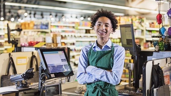 How old were you when you started your first job? What was it?