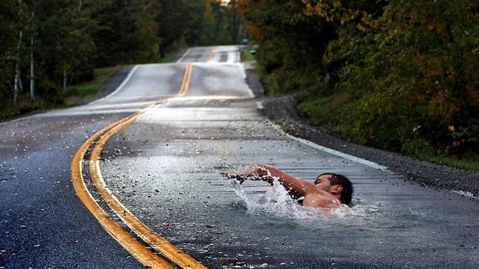 Where is this man going?