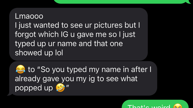 Would you find it creepy if someone added you on social media without you giving it to them?