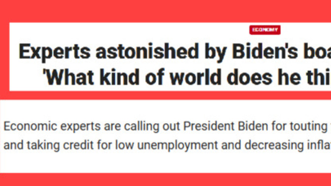 Do you think only dumb people are fooled by Biden and the Democrats when they claim that they brought down inflation and made the economy better?