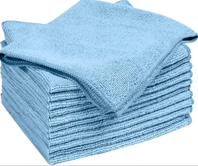Is there an alternative to paper towels for wiping things down?