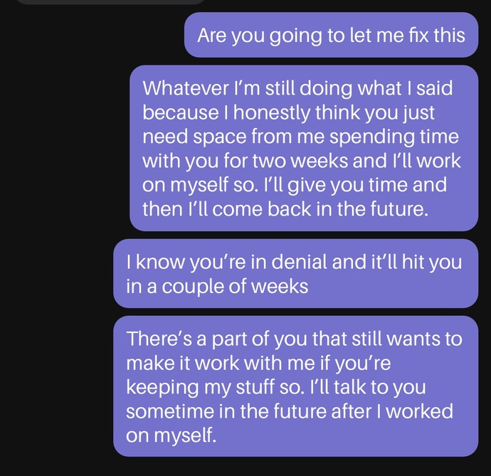 Should I answer his text or no?