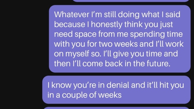 Should I answer his text or no?