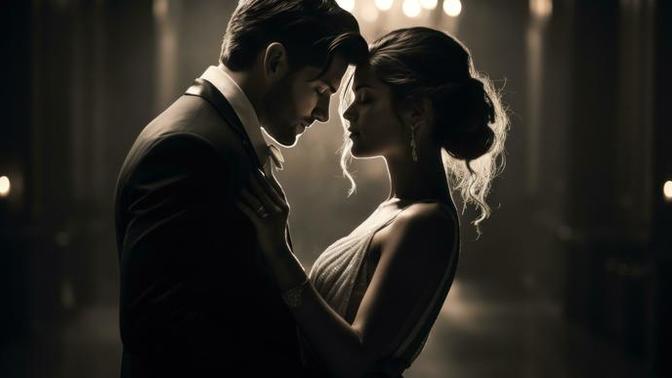 What romantic song would men dance with the women that they care about?