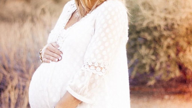 Have you seen a woman glowing because she's pregnant?