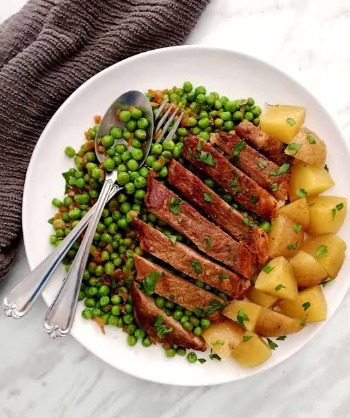 Chicken and Peas or Beef and Peas?