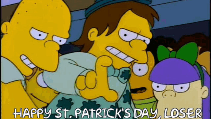 Have you been pinched today on St Paddy's day?