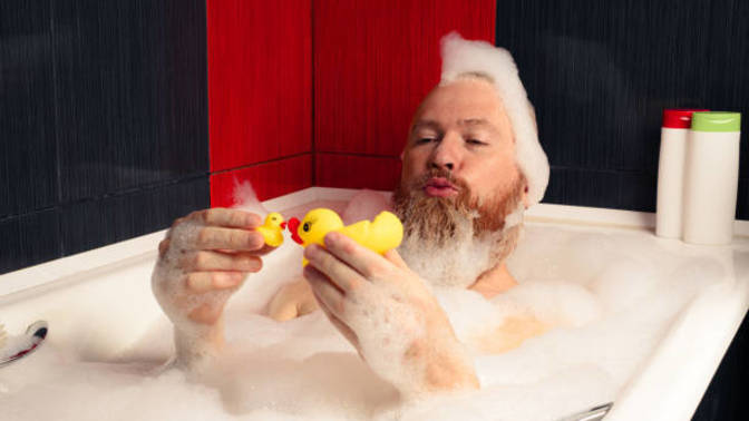Is it okay for a man to partake in a bubble bath from time to time?