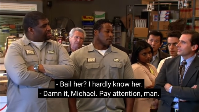 What does "I hardly know her " means as a joke?