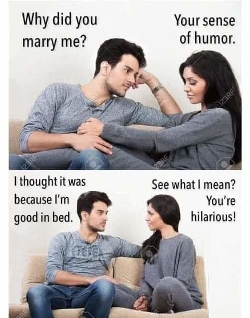 Is being good in bed something that is important to you?