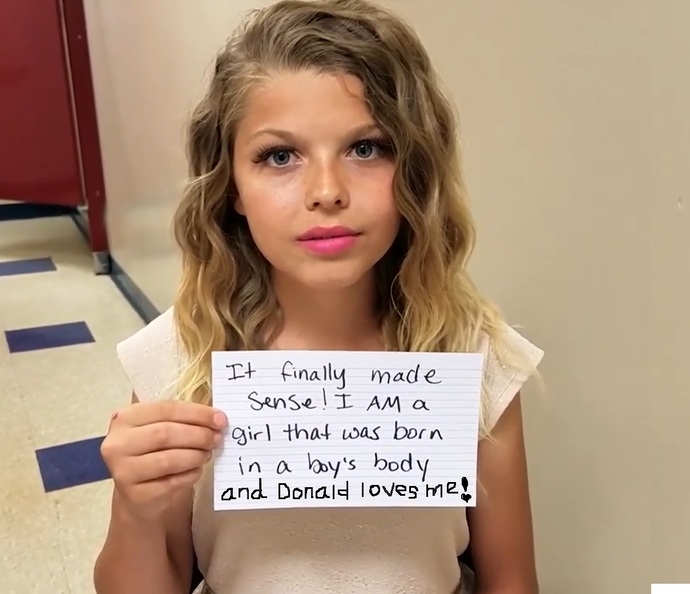 Would you be OK with Donald Trump leaving Melania for a transgender teen?