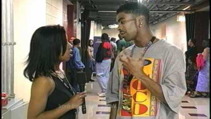 1997 Ginuwine Interview. Was the host doing too much?