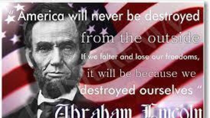 What will be the end of America?