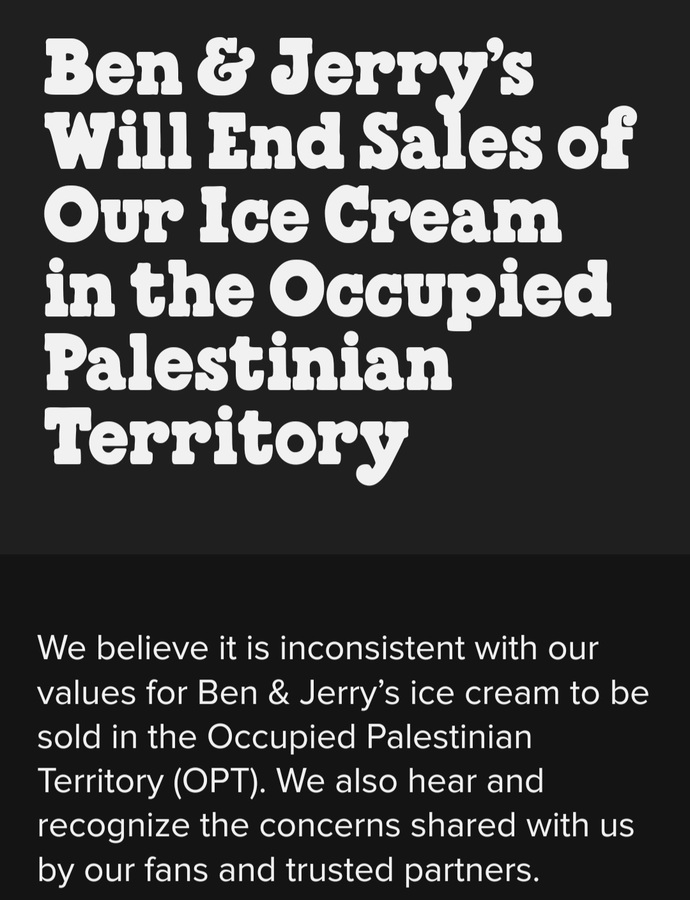 No ice cream for you?