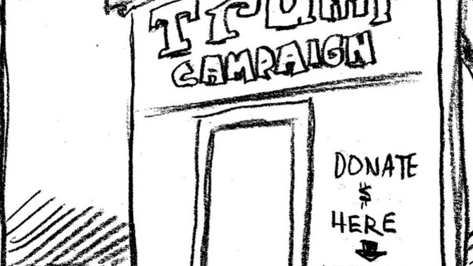 Would you donate money to a billionaire for his political campaign and legal fees?