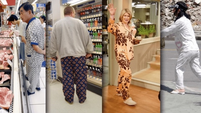 Should people have the right to wear pajamas in public?