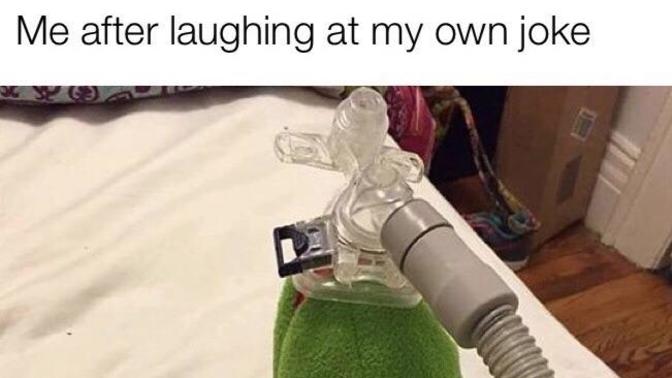 Do you laugh at your own jokes?