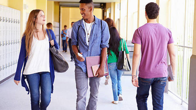 Is it creepy to wait outside before class to run into someone you like?