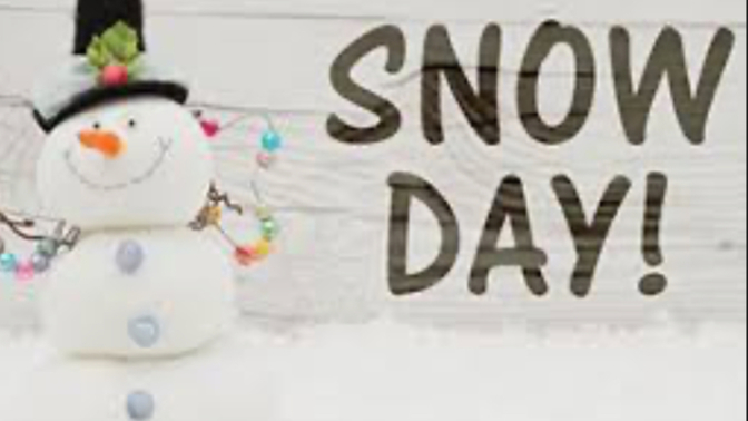 Is anyone else having a snow day today?