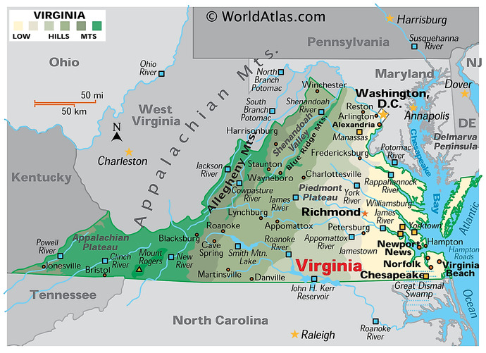 What do you think of the State of Virginia?