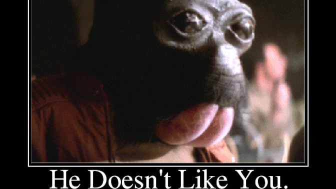 Do you ever just get a feeling someone doesn’t like you even though they never tell you?