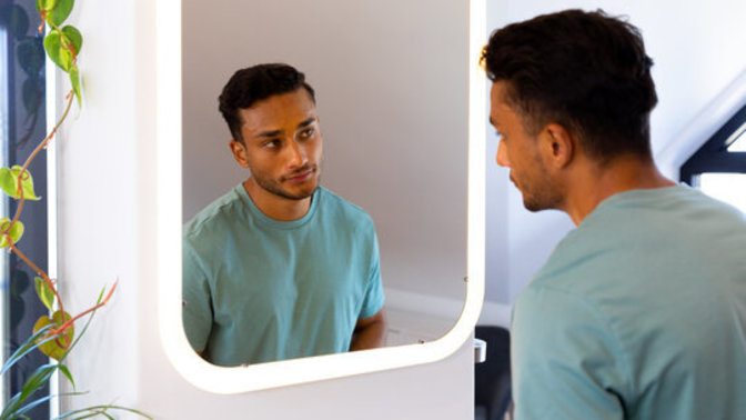 If you look in the mirror are you happy with what you see?