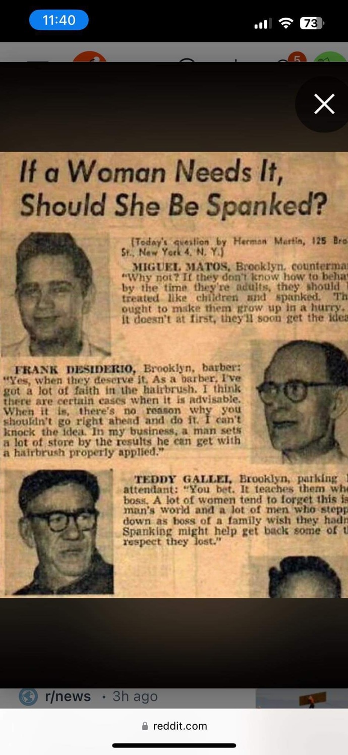 What are your thoughts on this newspaper clipping from the 1950s?