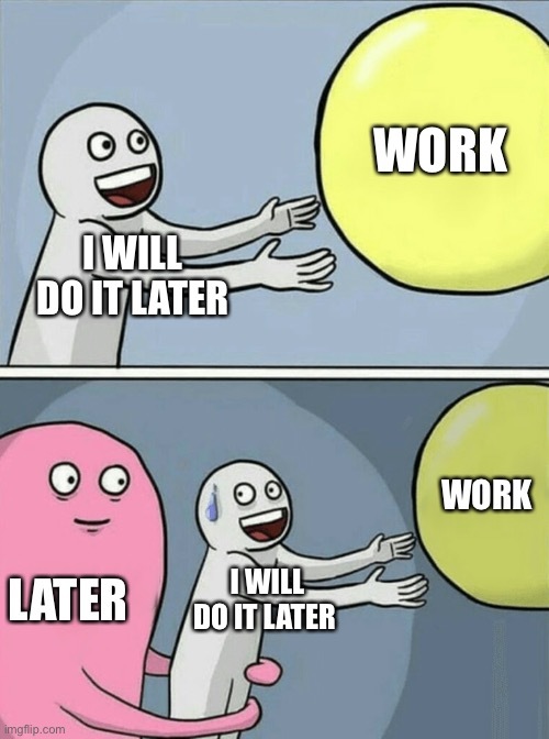 Do you postpone things you should do?