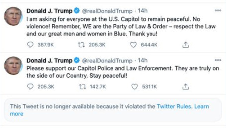 Why is President Trump being persecuted by the corrupt Democrat Communist Party for telling people to be peaceful and lawful on January 6th, 2021?