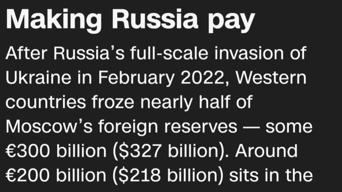 How can ukraine get paid for the damages by russian aggression?